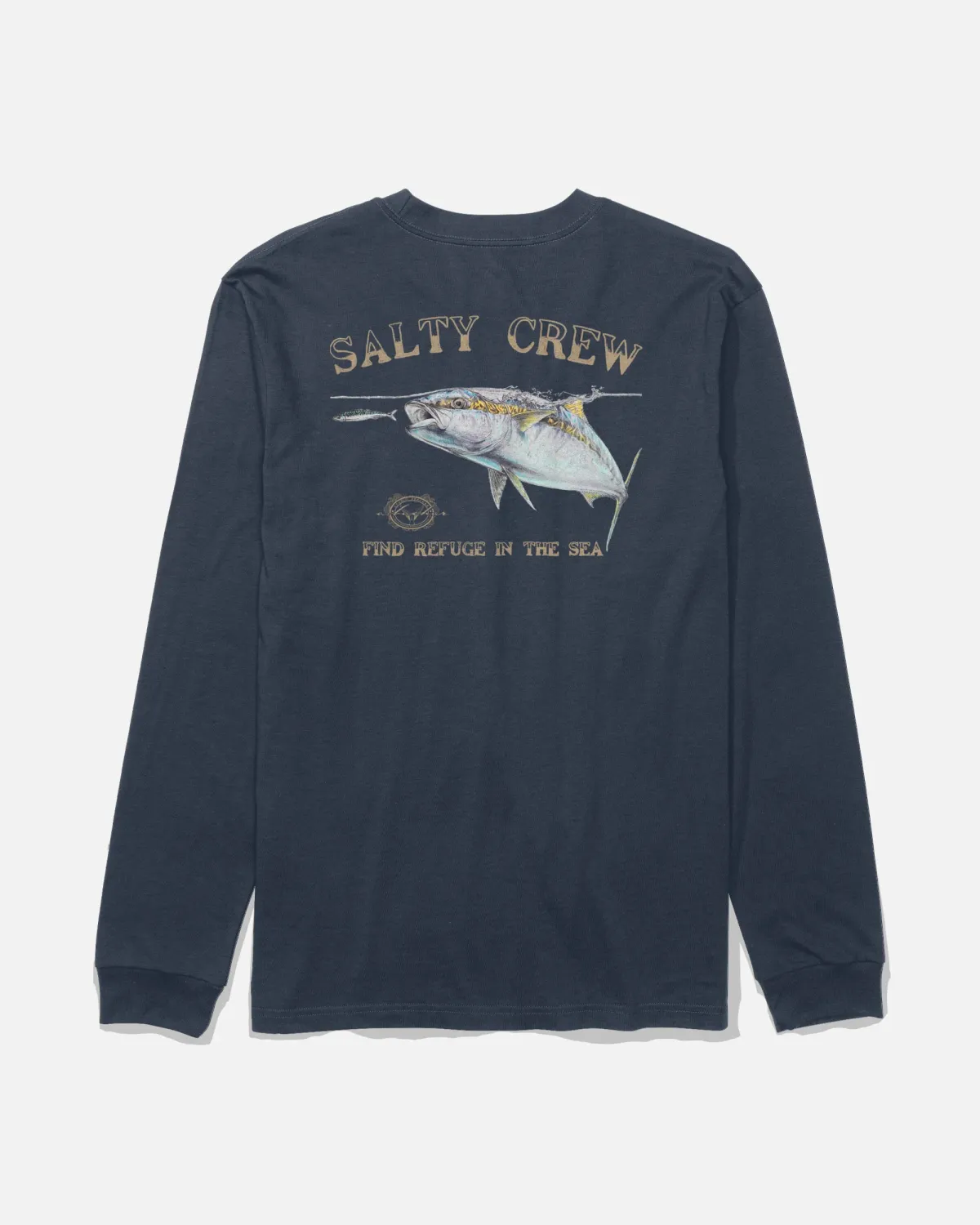 Salty Crew Men Surface LS Tee - Navy