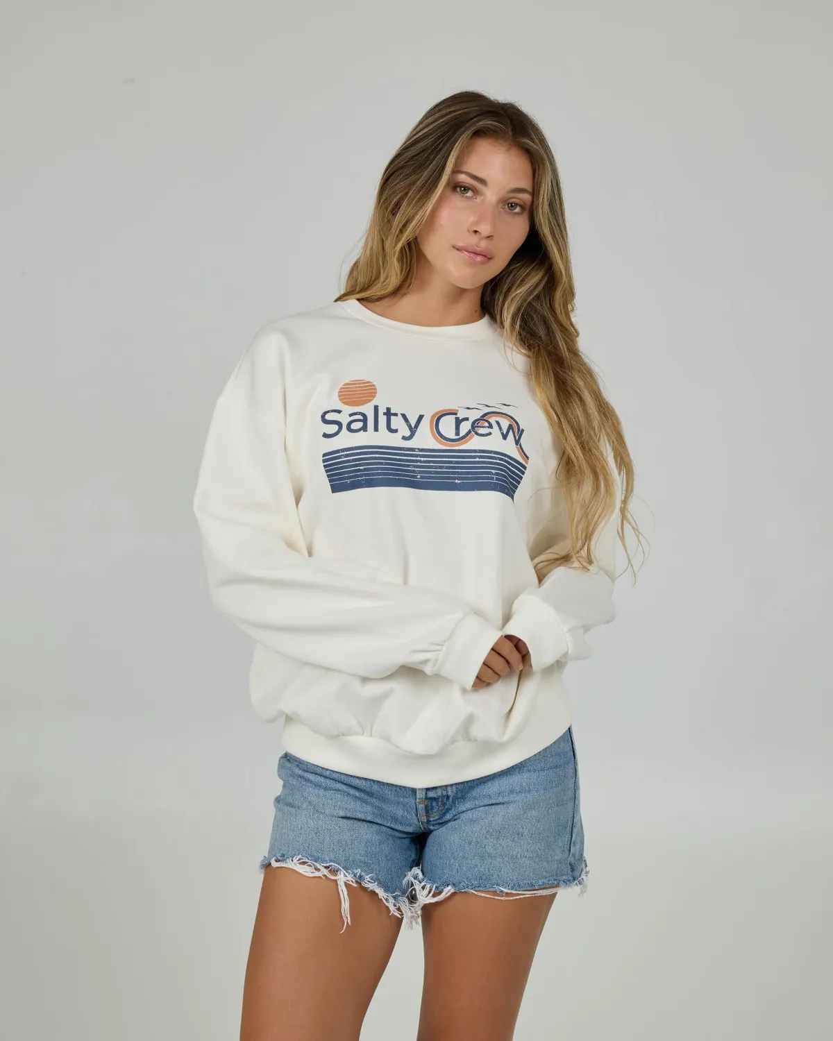 Salty Crew W Sunny Side Crew - Off Wht