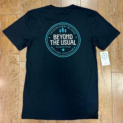 BTU Adult Unisex Evergreen Tee - Black Mist