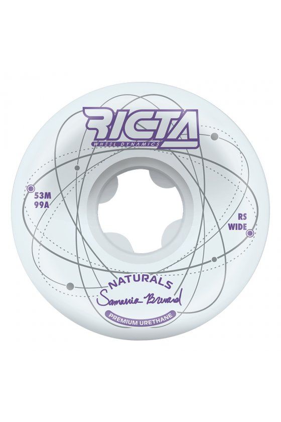 Ricta Wheels Brevard Orbital Naturals Purple Wide 99A 53mm