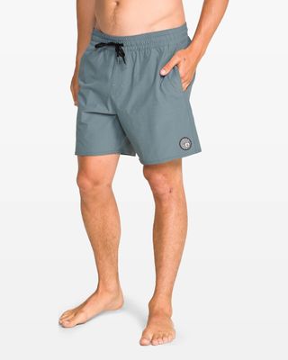 Volcom Men Lido Solid Trunk 16”-Tradewind