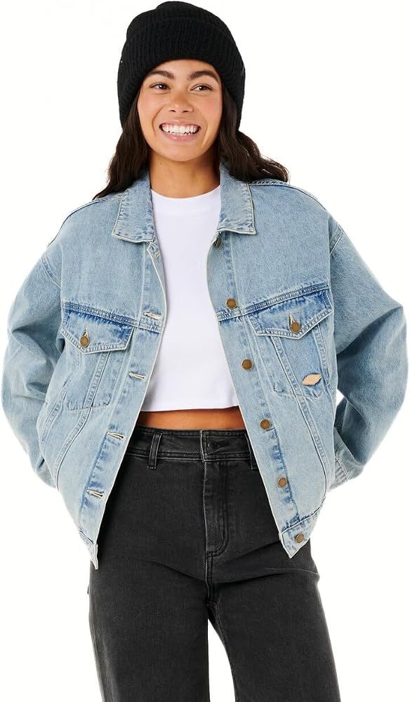 Rip Curl Women Cruisin Denim Jacket - Vintage Blue