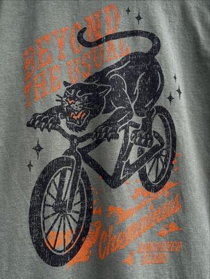 BTU Adult Unisex MTB Cougar SS Tee - Cactus