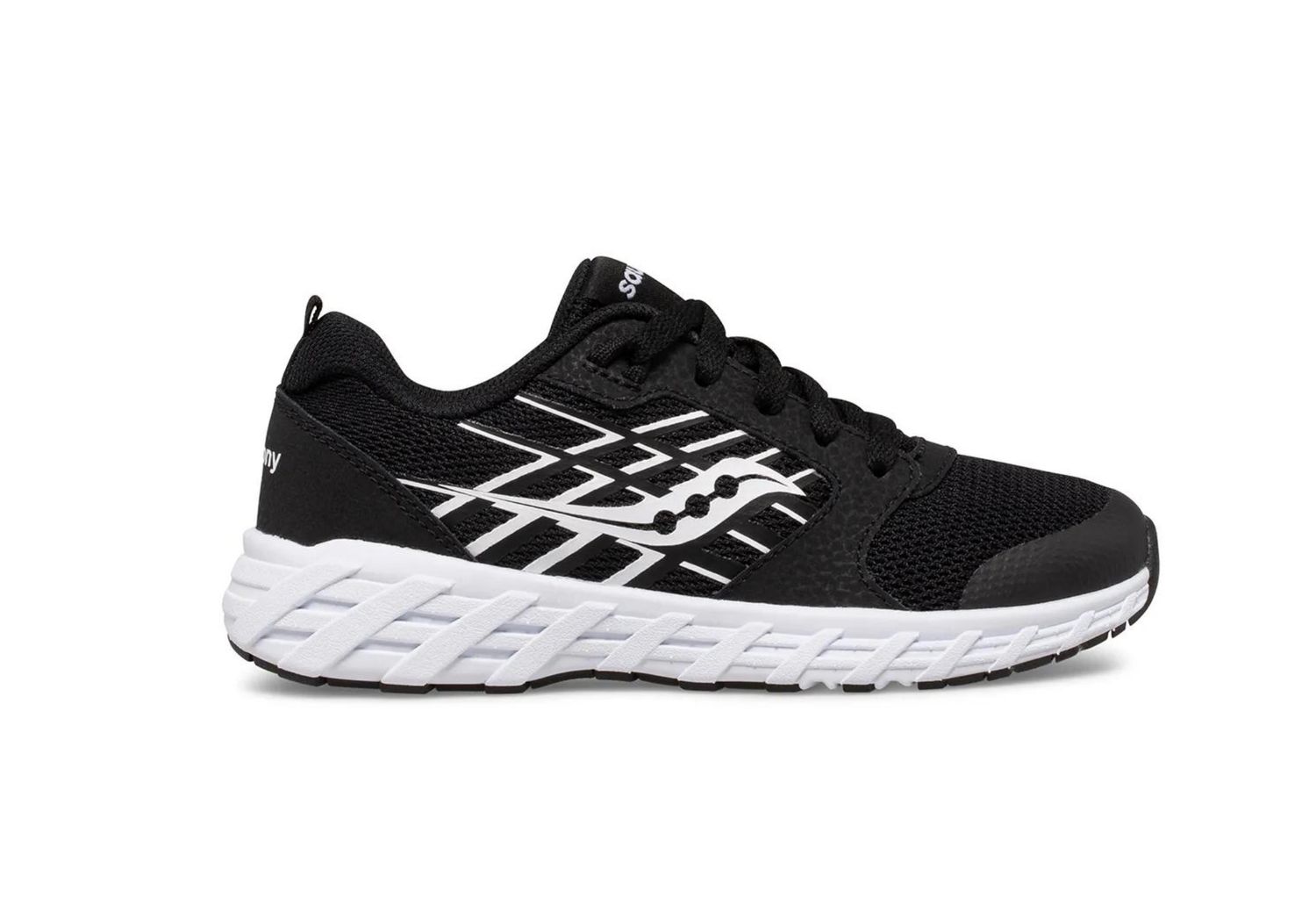 Saucony Big Kids Wind 3.0 AC - Black/White