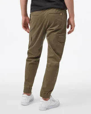 Tentree M Stretch Twill Cargo Jogger - Olive