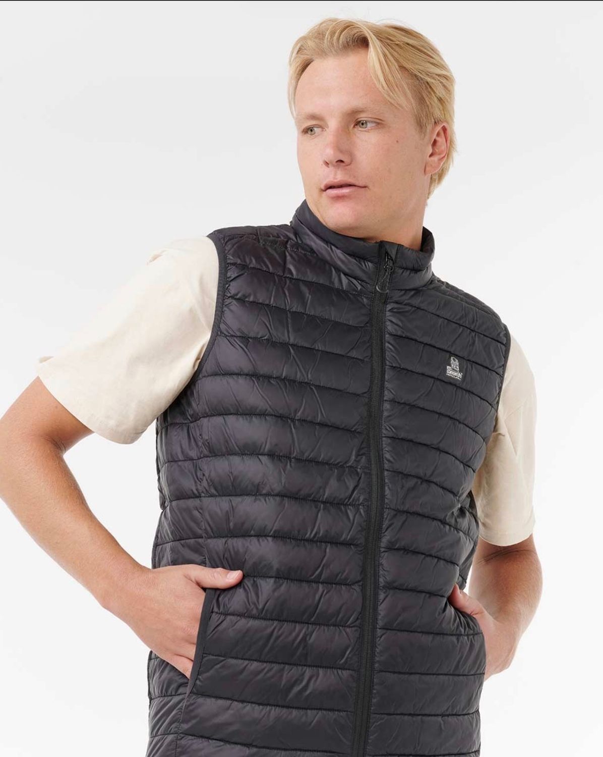 Rip Curl Men Anti Series Puffer Vest - Black