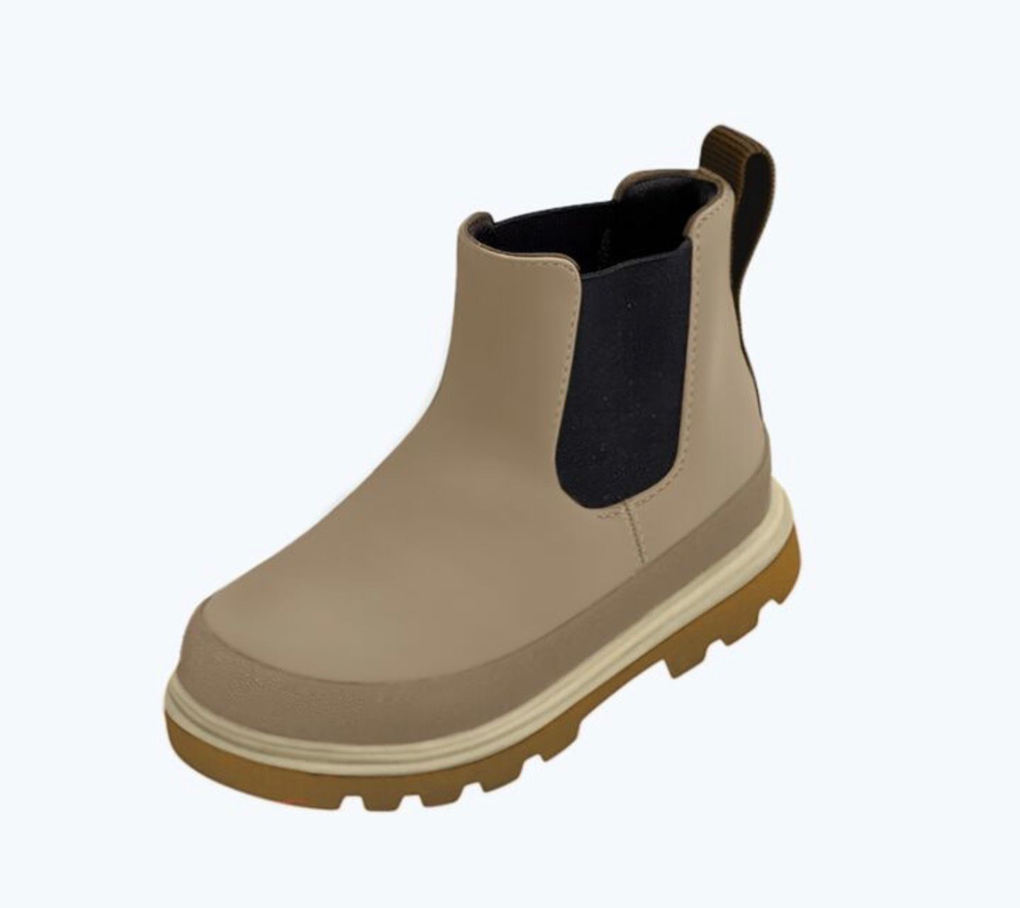 Native Shoes Kensington Chelsea Boot Child Flax Tan