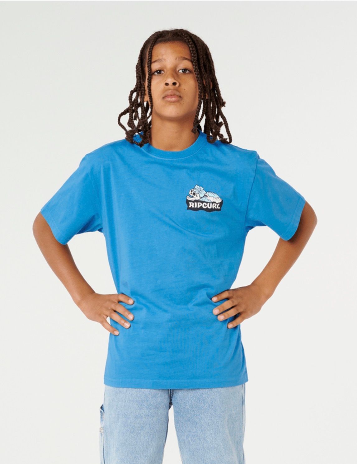 Rip Curl Boy Eruption Tee - Bluestone