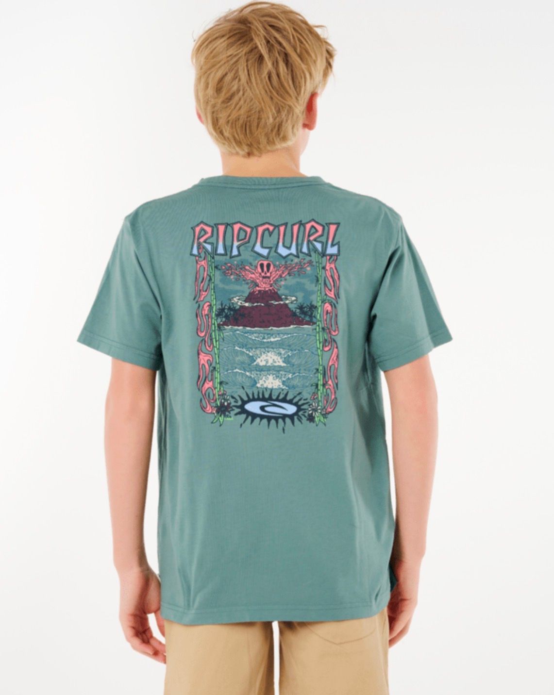 Rip Curl Boy Eruption Tee - Bluestone