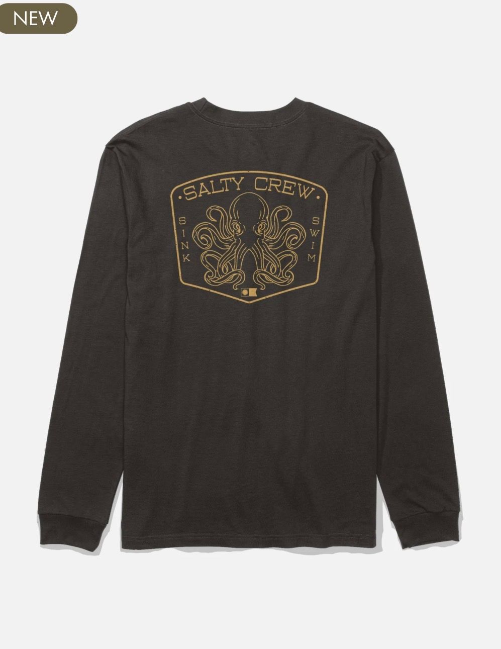 Salty Crew Tako Club LS Tee - Black