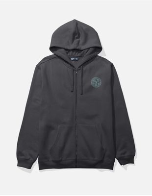 Salty Crew Global Zip Fleece - Black