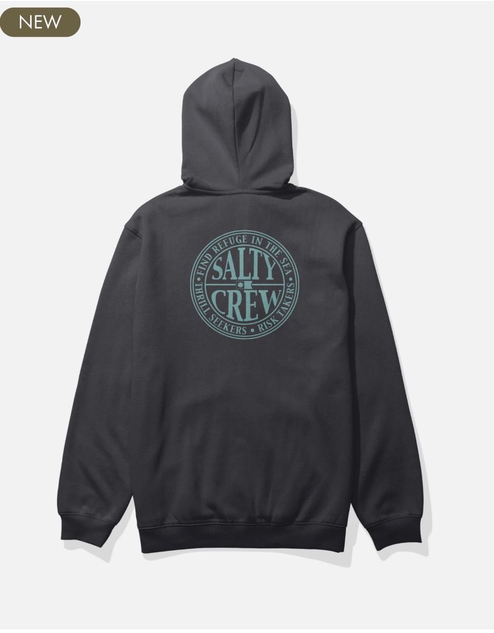 Salty Crew Global Zip Fleece - Black
