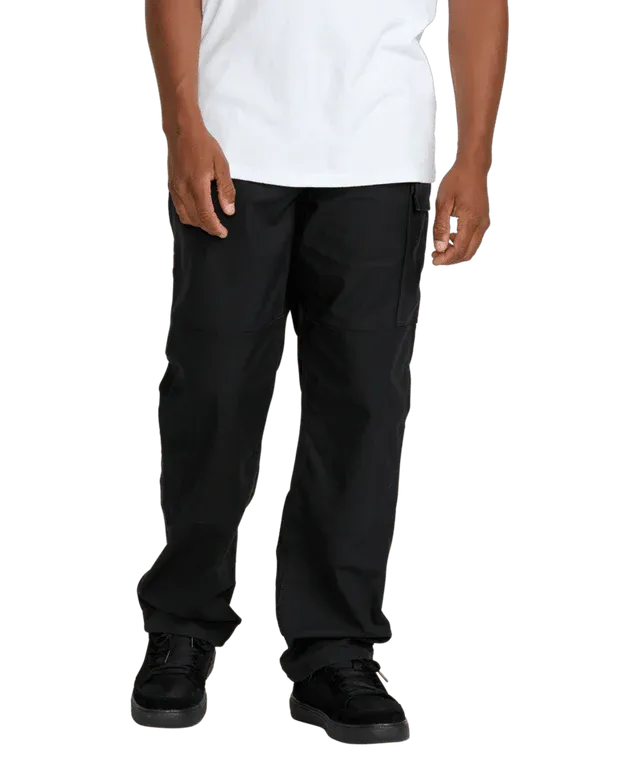Volcom Men Caliber II Relaxed Work Pant - Black