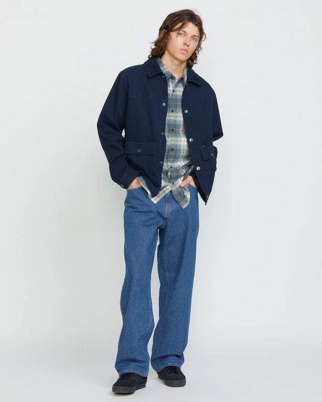 Volcom Men Billow Denim - BDL Bold Blue