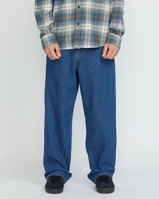 Volcom Men Billow Denim - BDL Bold Blue