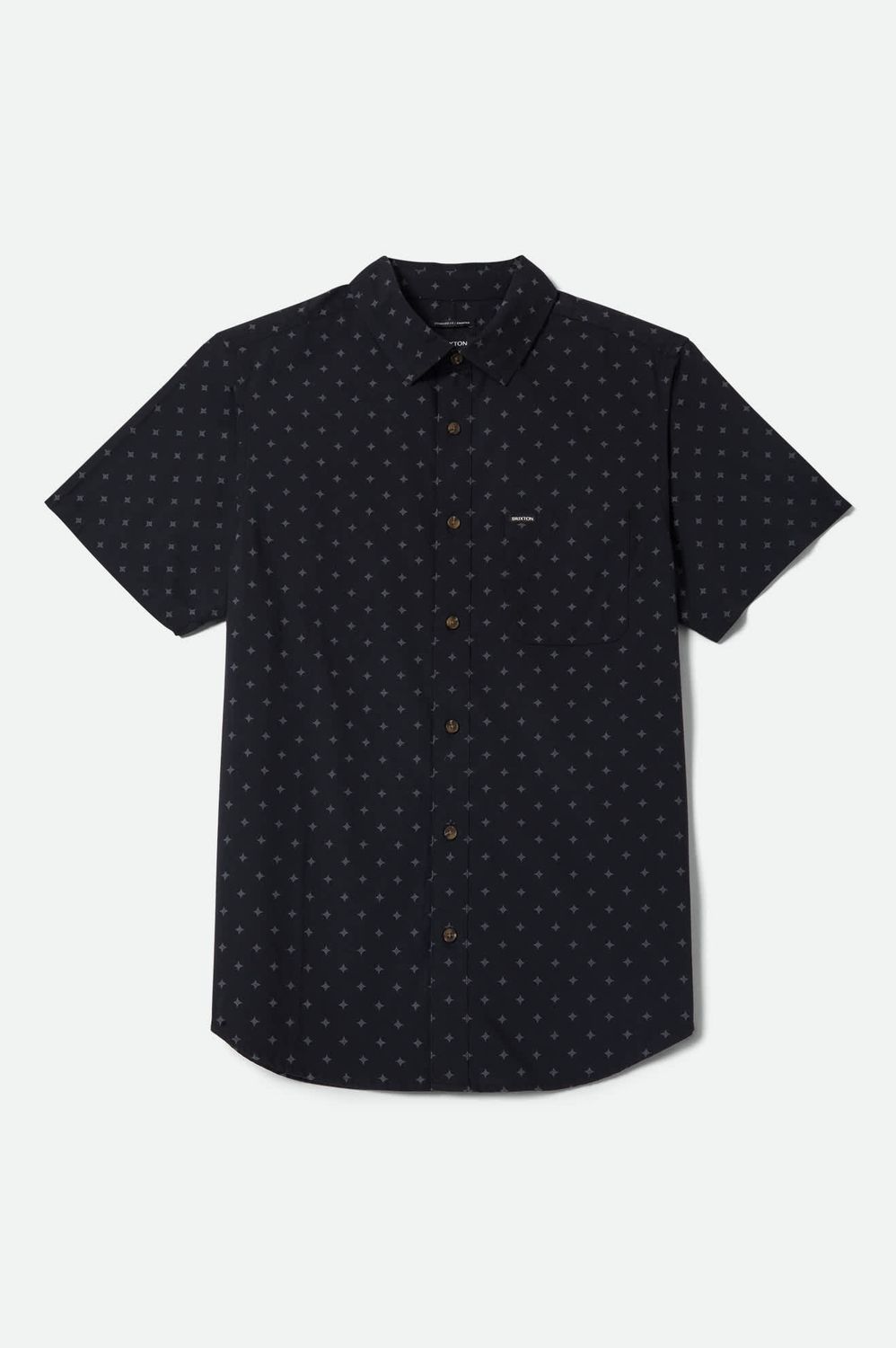 Brixton Charter Print S/S Woven - Diamond Tile