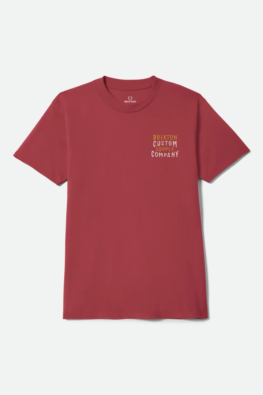 Brixton Wheaton SS Tee - Robust Red