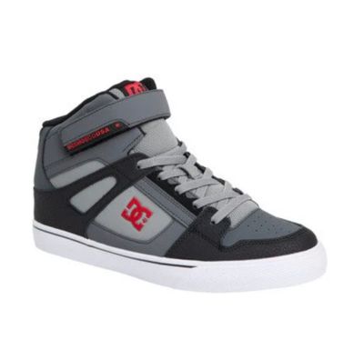 DC Shoe Kids Pure Hi Top EV - Grey/Blk/Red
