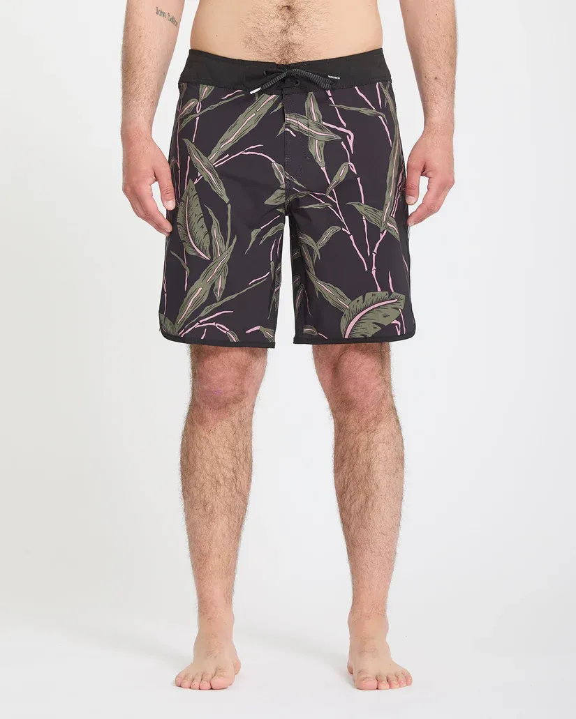 Volcom Men Encounter Scallop Mod Trunk - Black