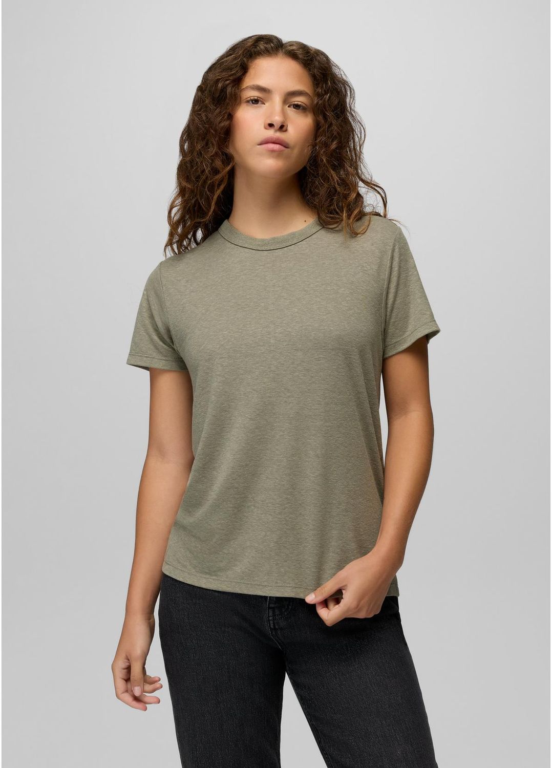 Prana Women's Cozy Up SS Crew Tee - Sage