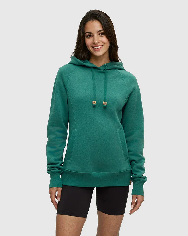 Tentree W Elm Hoodie - Tidal Teal