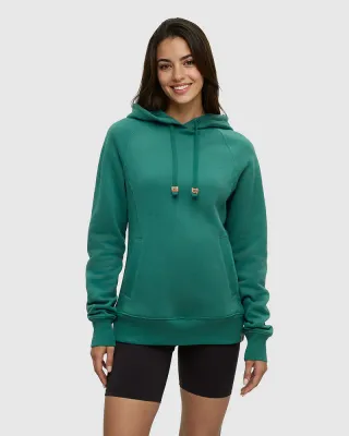 Tentree W Elm Hoodie - Tidal Teal