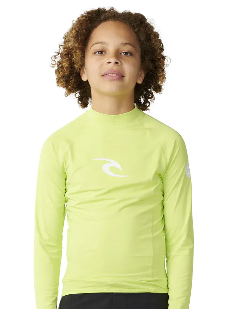Rip Curl Toddler Waves UPF LS - Lime