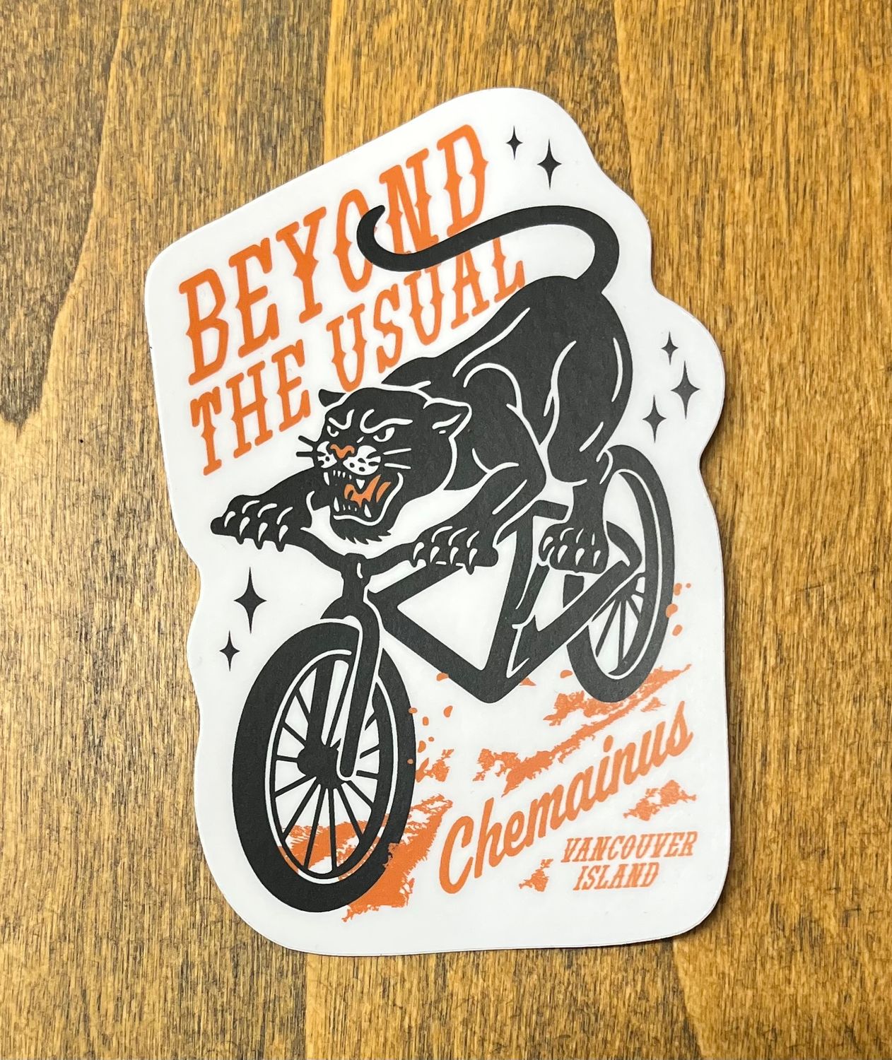 BTU Cougar MTB Sticker  3"