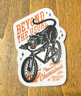 BTU Cougar MTB Sticker  3"