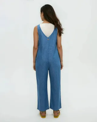 Tentree W Nova Overall - Mid Wash