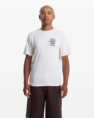 Volcom Men Mister Stone SS Tee - Off White