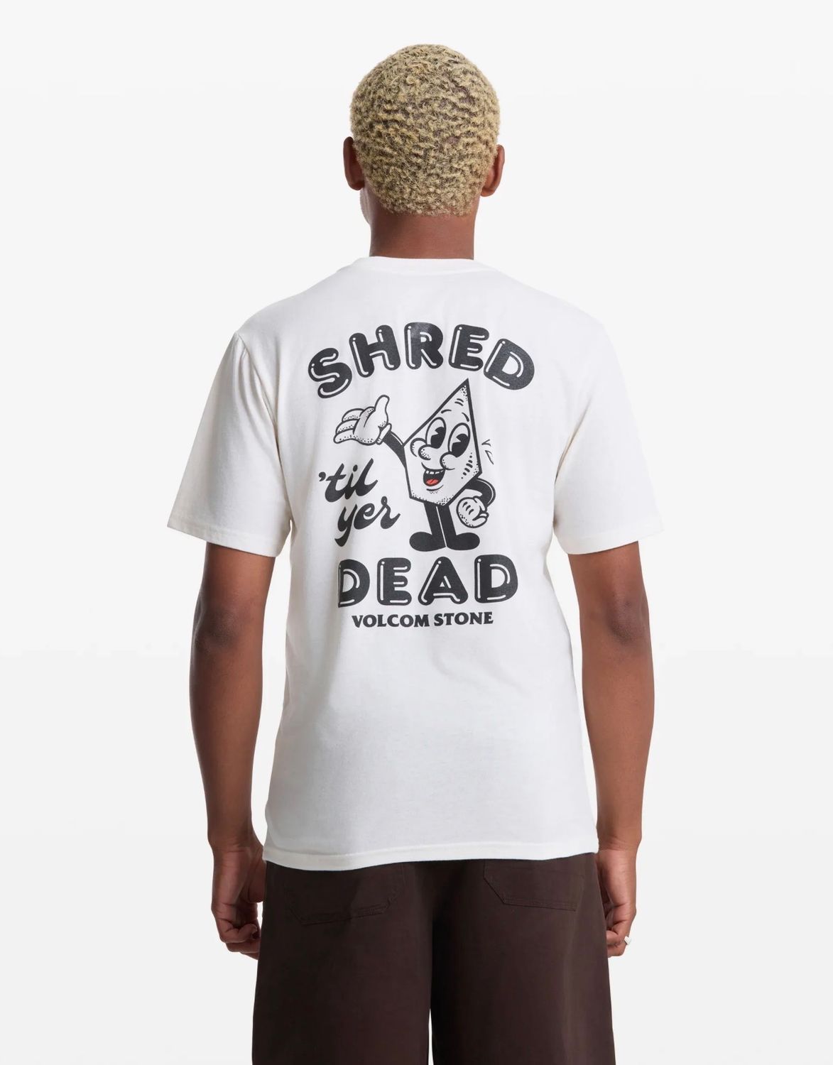 Volcom Men Mister Stone SS Tee - Off White