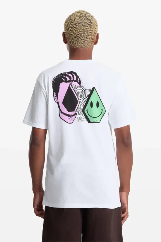 Volcom Men Aura SS Tee - White