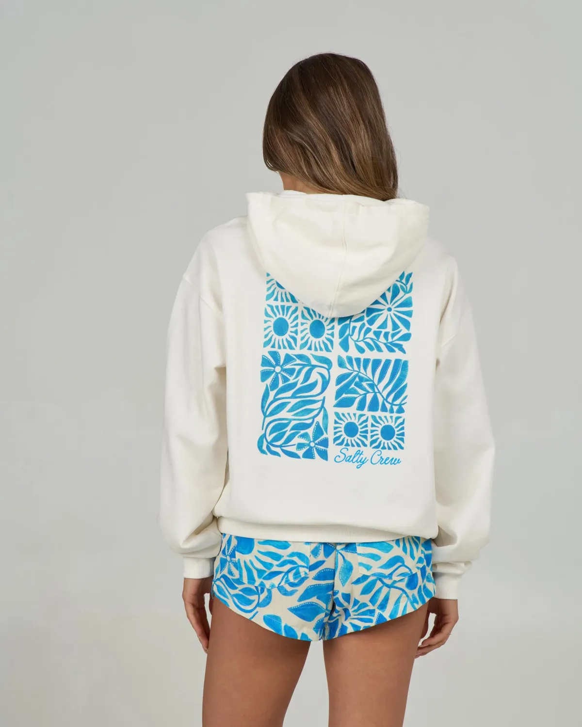 Salty Crew Women Sunblock Hoody - Off White