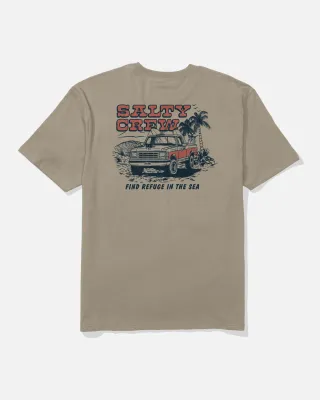 Salty Crew Men Truck Stop Classic Tee - Twig