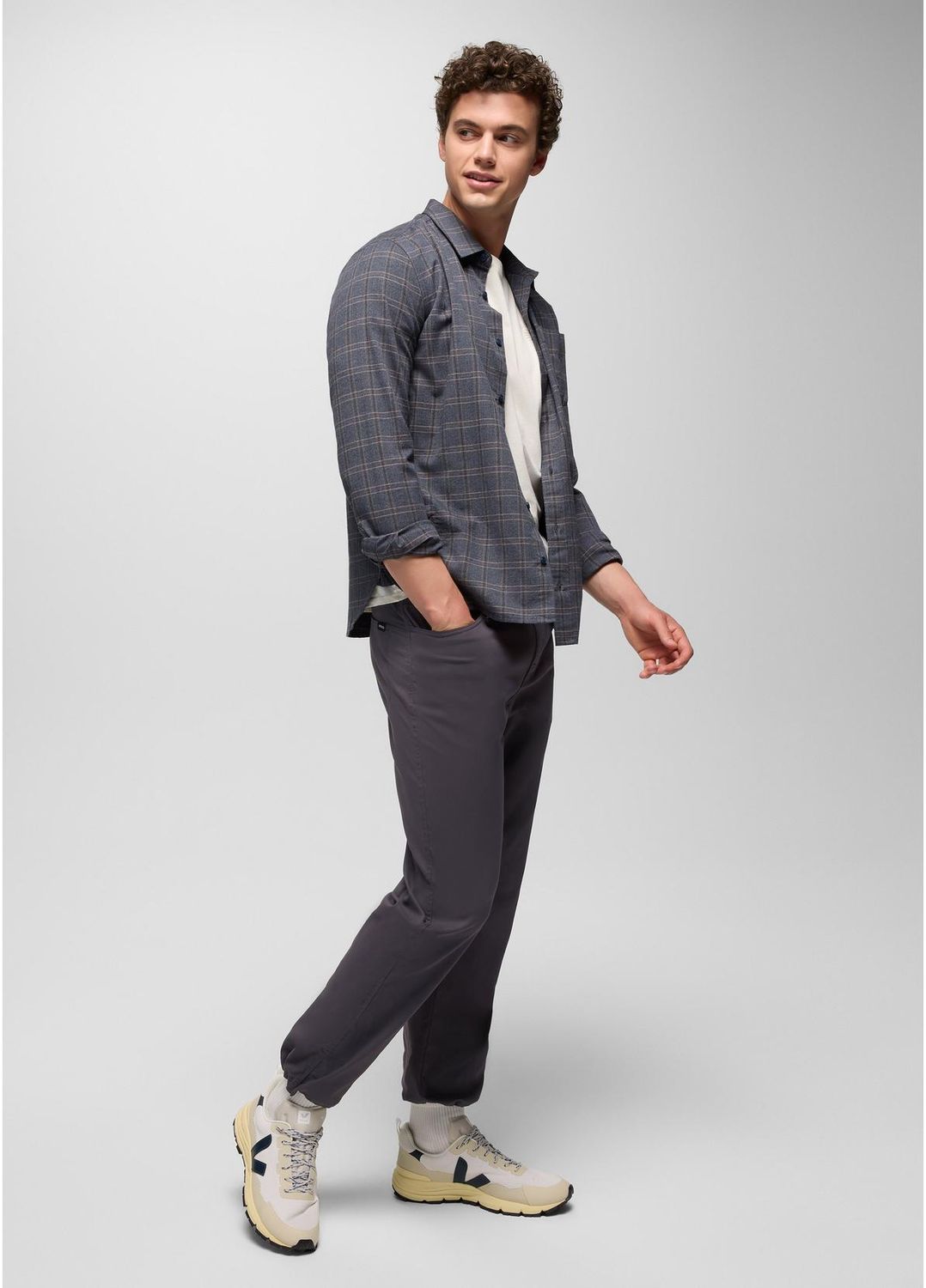 Prana Men Stretch Zion Top Out Pant - Shadow