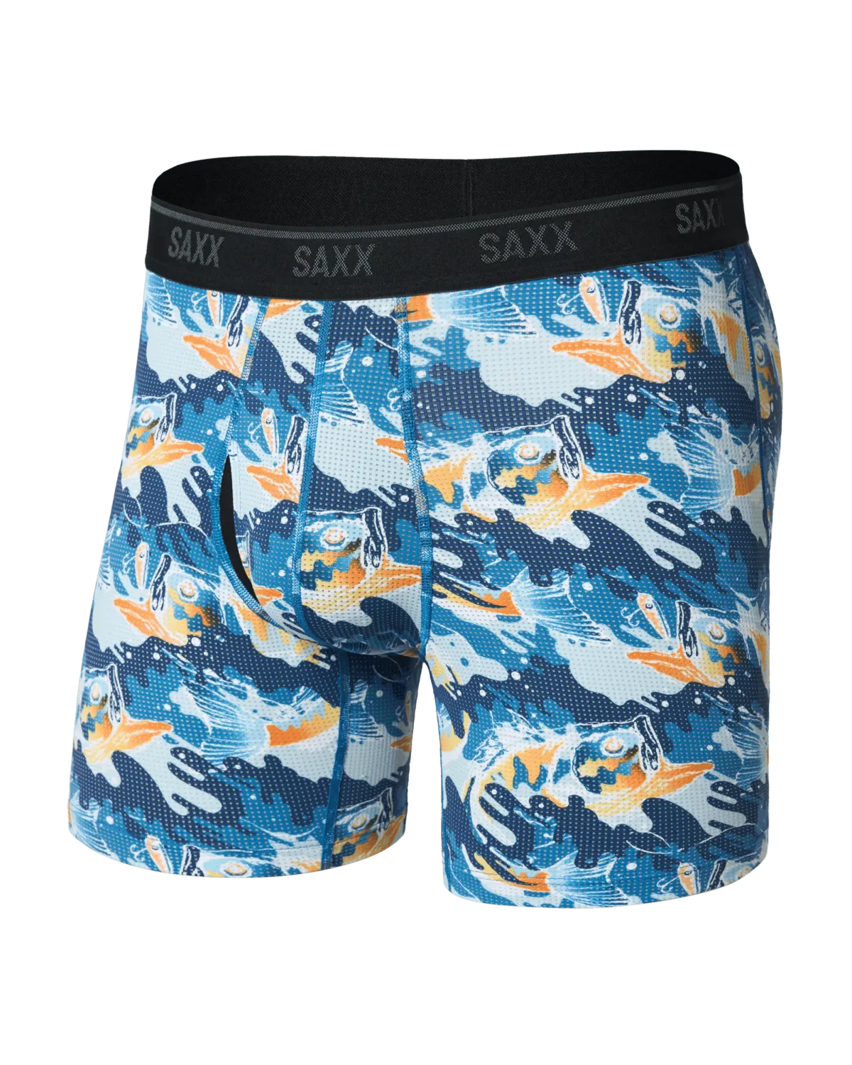 SAXX QDM Quest Boxer Brief - Big Mouth Bass
