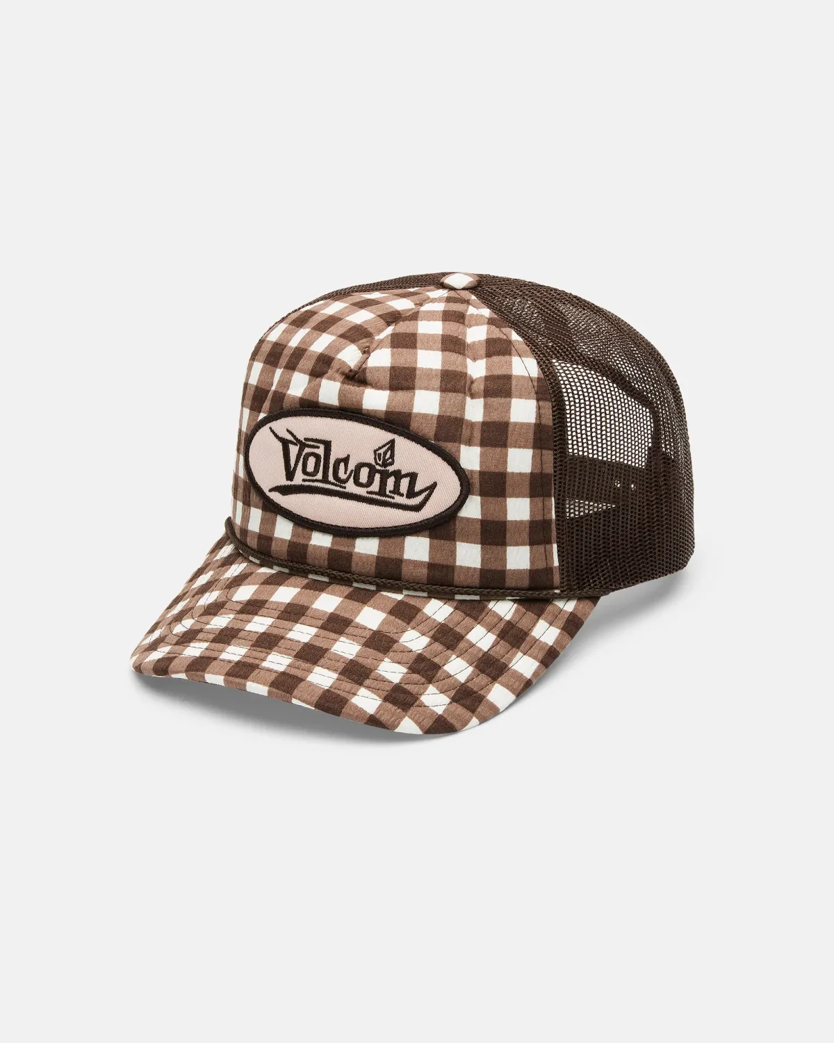 Volcom Women Stone Plaid Trucker