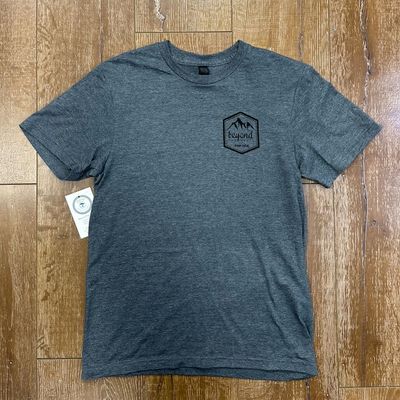 BTU Adult Unisex Mountain Shield Tee - Dk Heather