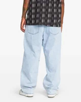 Volcom Men Billow Denim - Pale Aqua