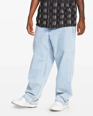 Volcom Men Billow Denim - Pale Aqua