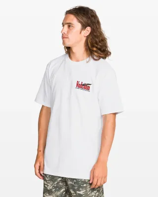 Volcom Men Stoney Mountain SS Tee - White