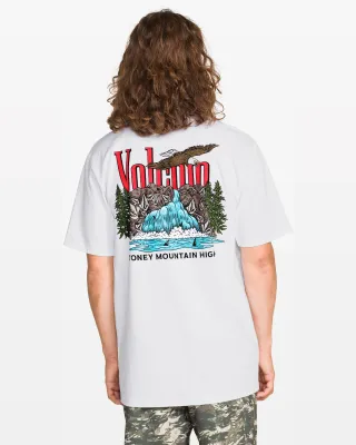 Volcom Men Stoney Mountain SS Tee - White