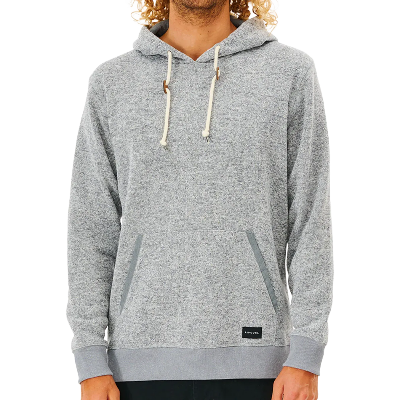 Rip Curl Men Classic Surf Crescent Hood - Grey Marle