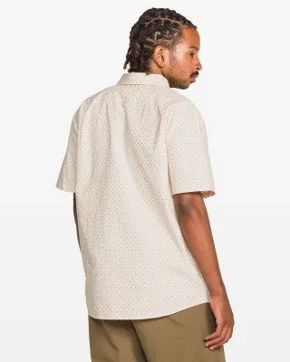 Volcom Men Bankstone SS Shirt - Dirty White