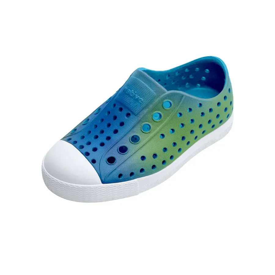 Native Shoes Jefferson Youth - Aquarius Blue/Hilly UV