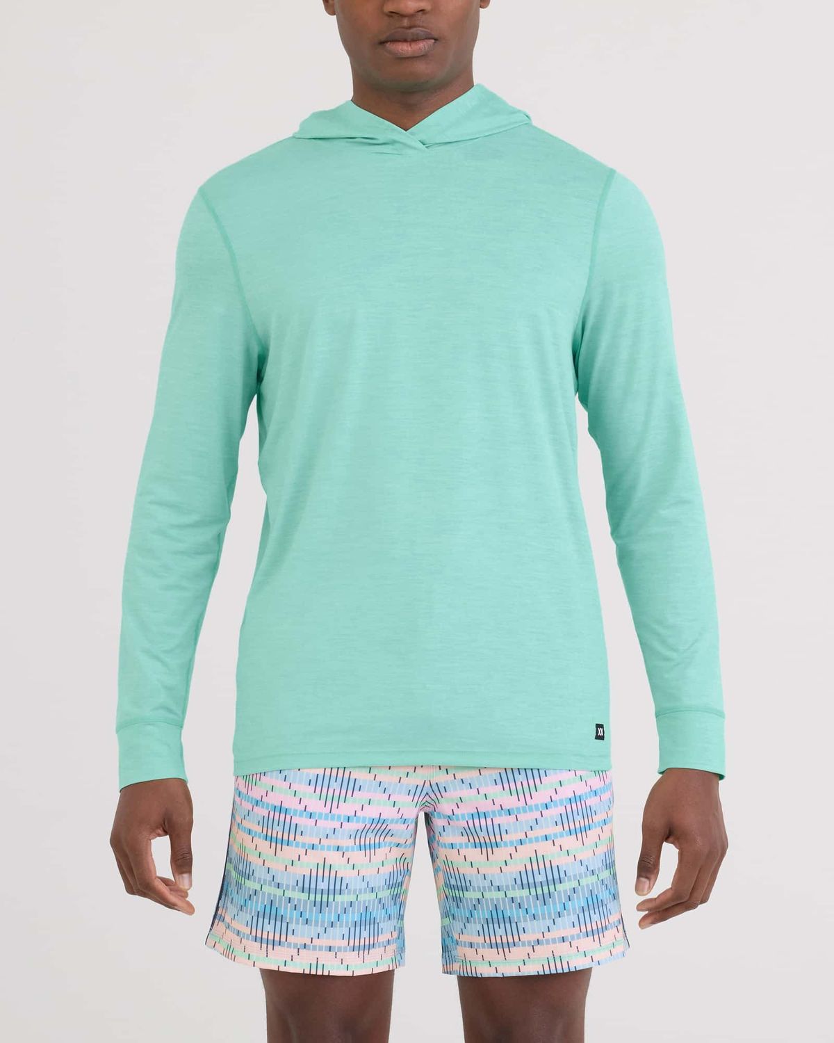SAXX Droptemp All Day Cooling Hoodie - Mint Jelly
