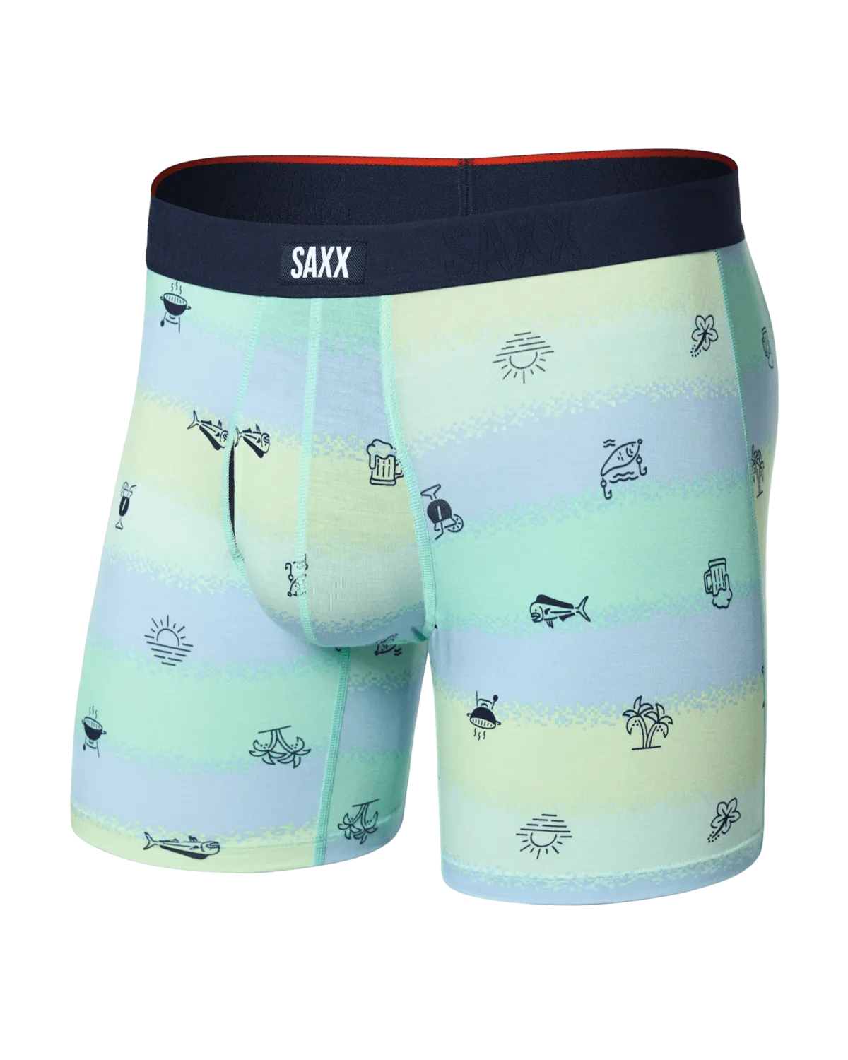 SAXX Vibe Xtra Boxer Brief - Iconic Summer