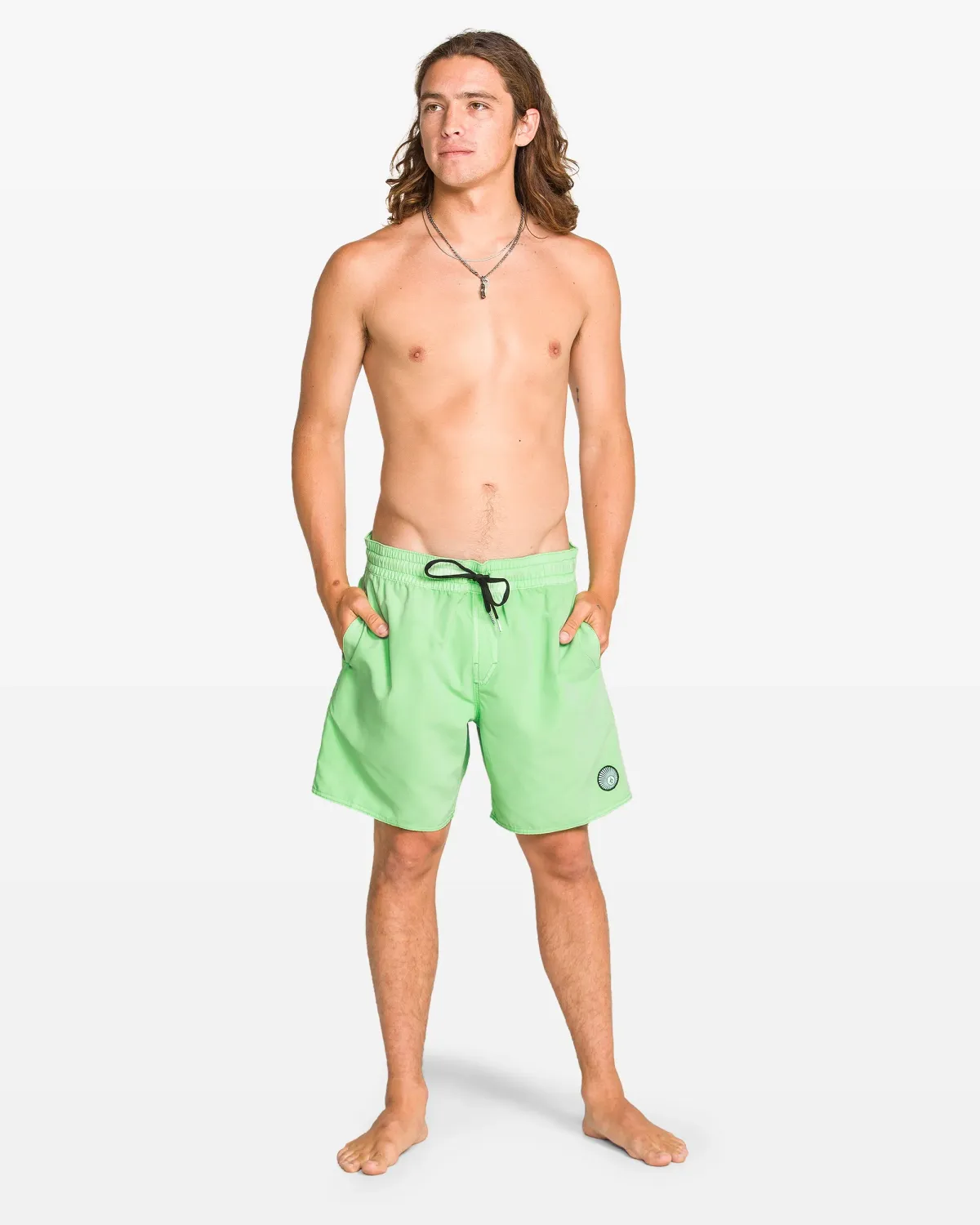 Volcom Men's Center Trunk 17 - Island Green