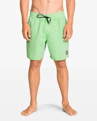 Volcom Men's Center Trunk 17 - Island Green